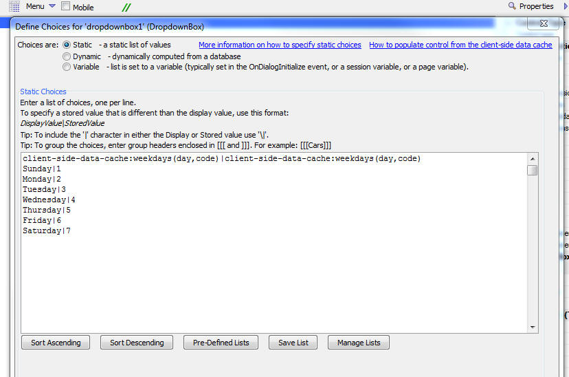 Populatedropdownboxfromcache